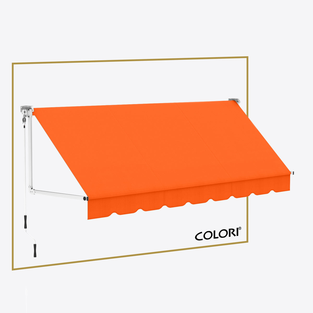 Copertină cu braț cădere clasic Goldfish Orange