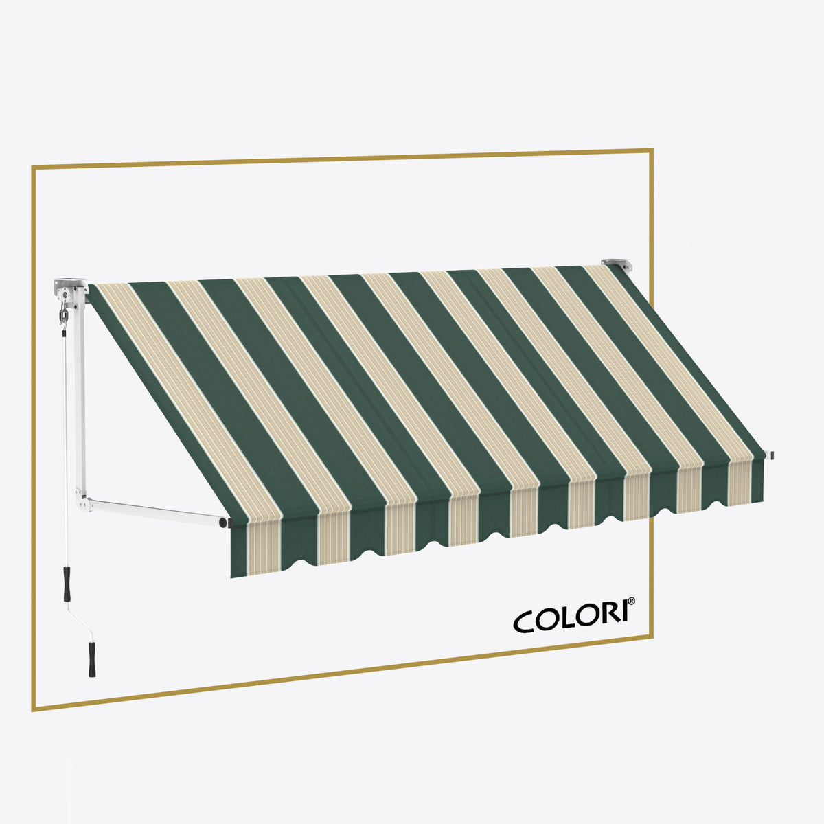 Copertină cu brațe coborâtoare clasică Forest Rye