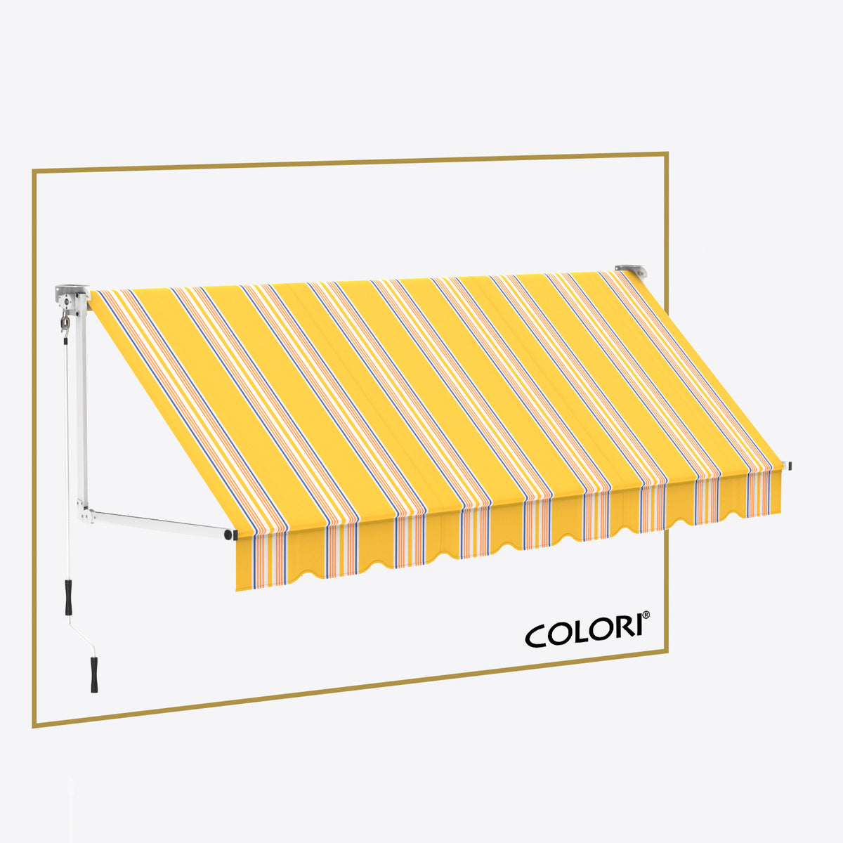 Copertină cu braț cădere clasică Marigold