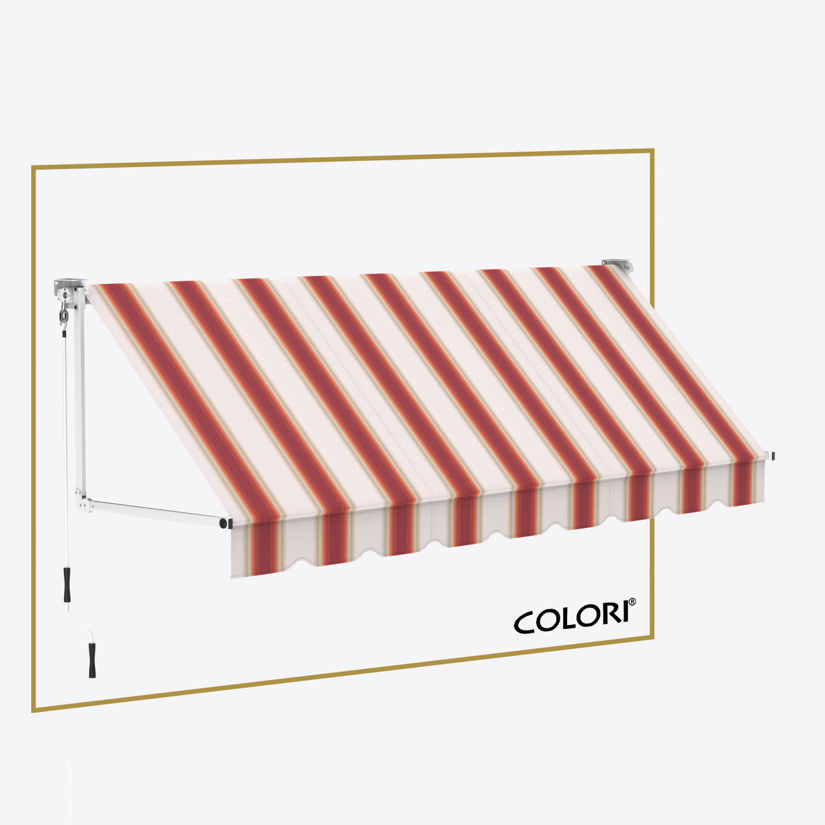 Copertină cu brațe căzătoare Clasic Red Playground
