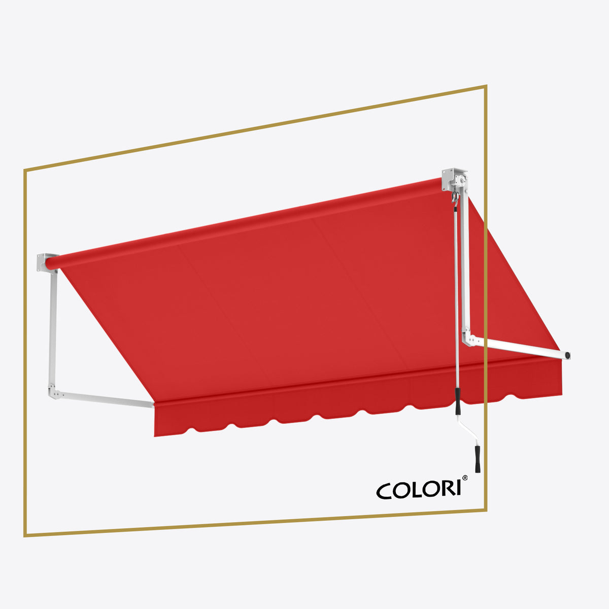 Copertină cu brațe căzătoare clasică Scarlet Red