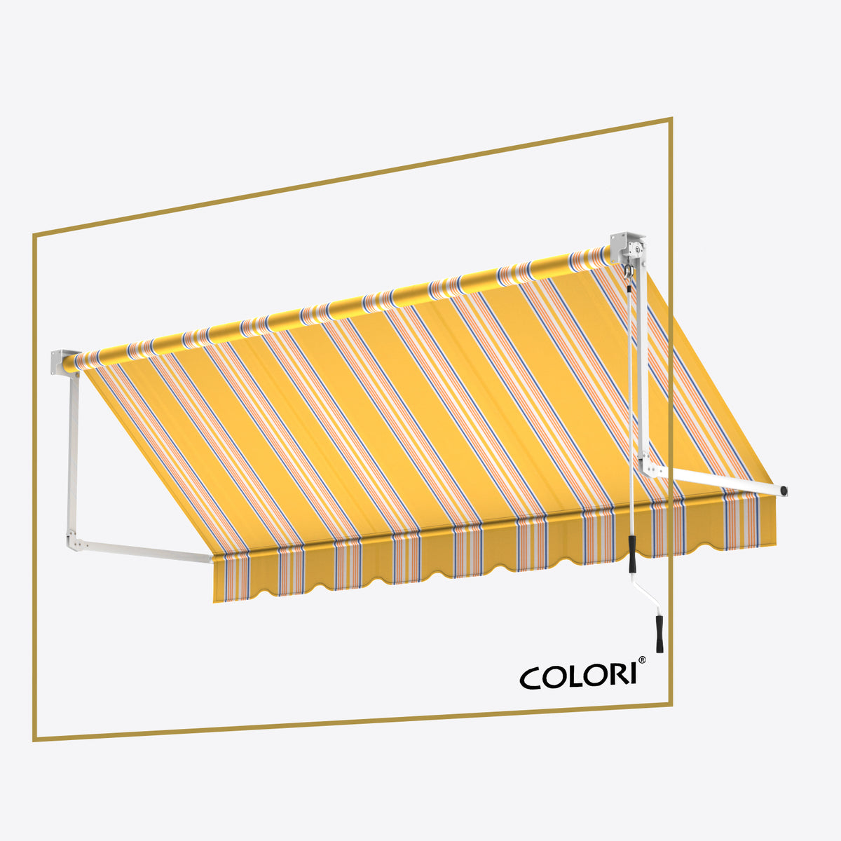 Copertină cu braț cădere clasică Marigold