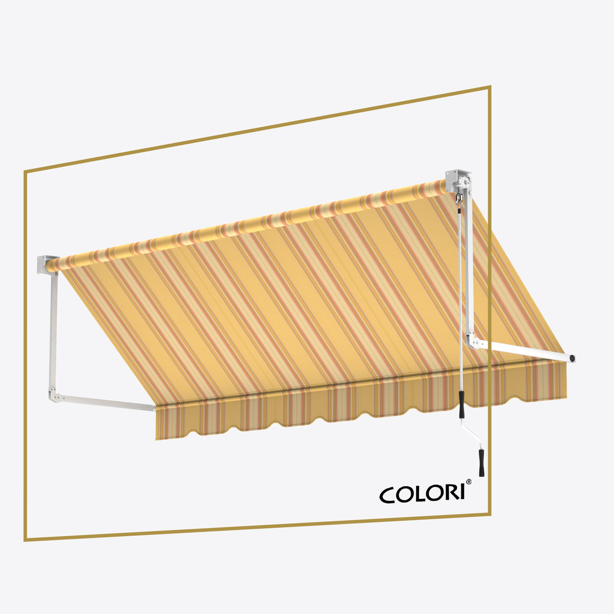Copertină cu brațe căzătoare Clasic Chicago June