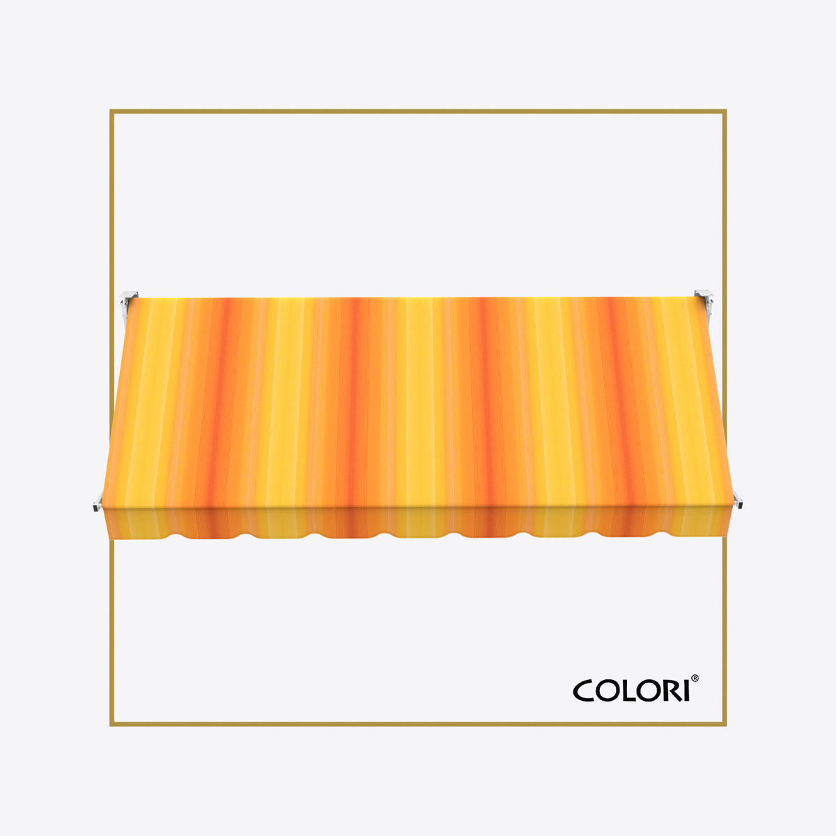 Copertină cu braț cădere clasică Sunburst