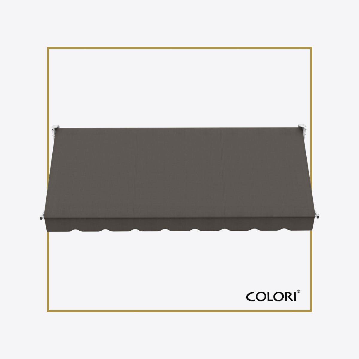 Copertină cu braț cădere clasică Graphite