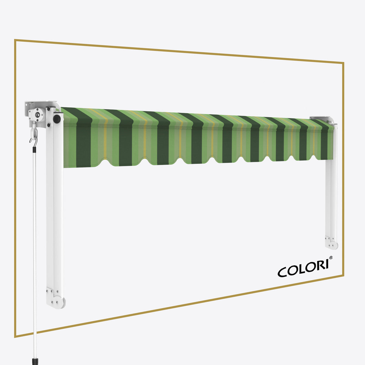 Copertină cu brațe căzătoare Classic Vivid Verde