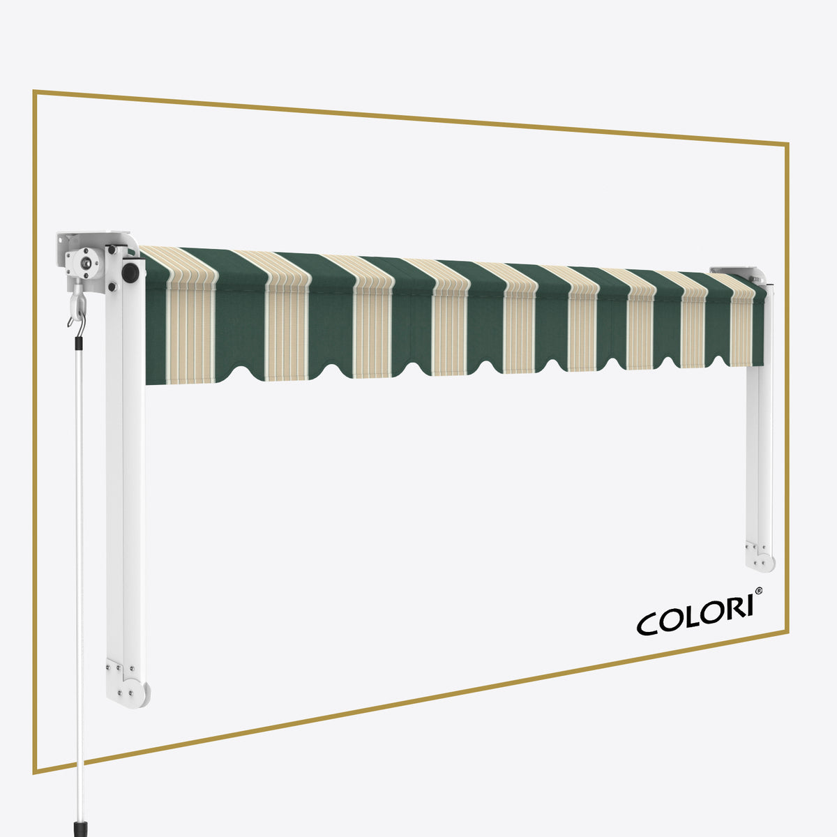 Copertină cu brațe coborâtoare clasică Forest Rye