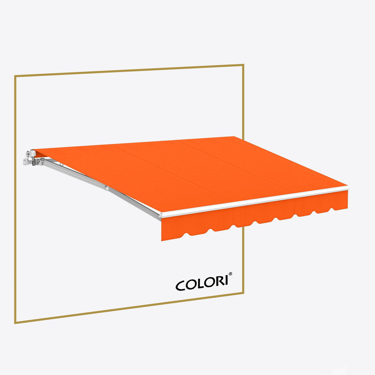 Copertină cu brațe articulate ECO Goldfish Orange