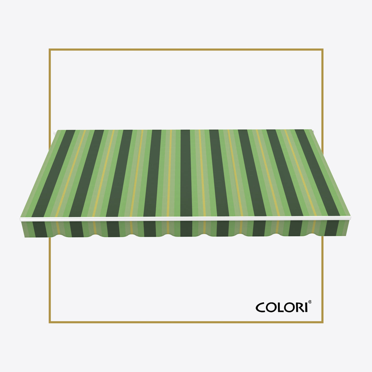 Marchiză cu brațe retractabile ECO Vivid Verde