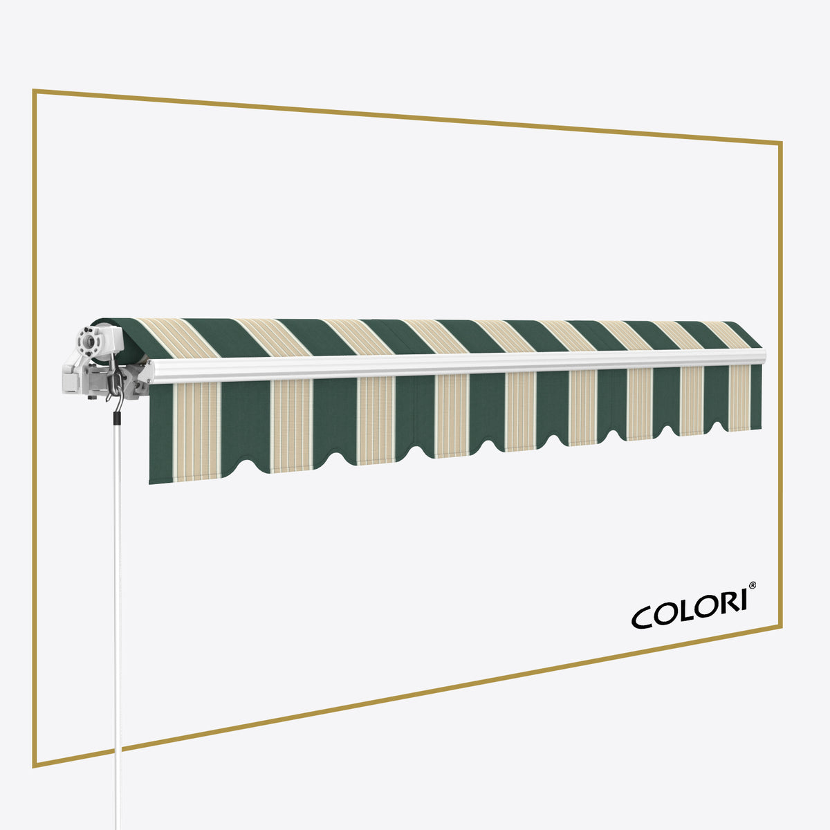 Copertină cu brațe articulate ECO Forest Rye