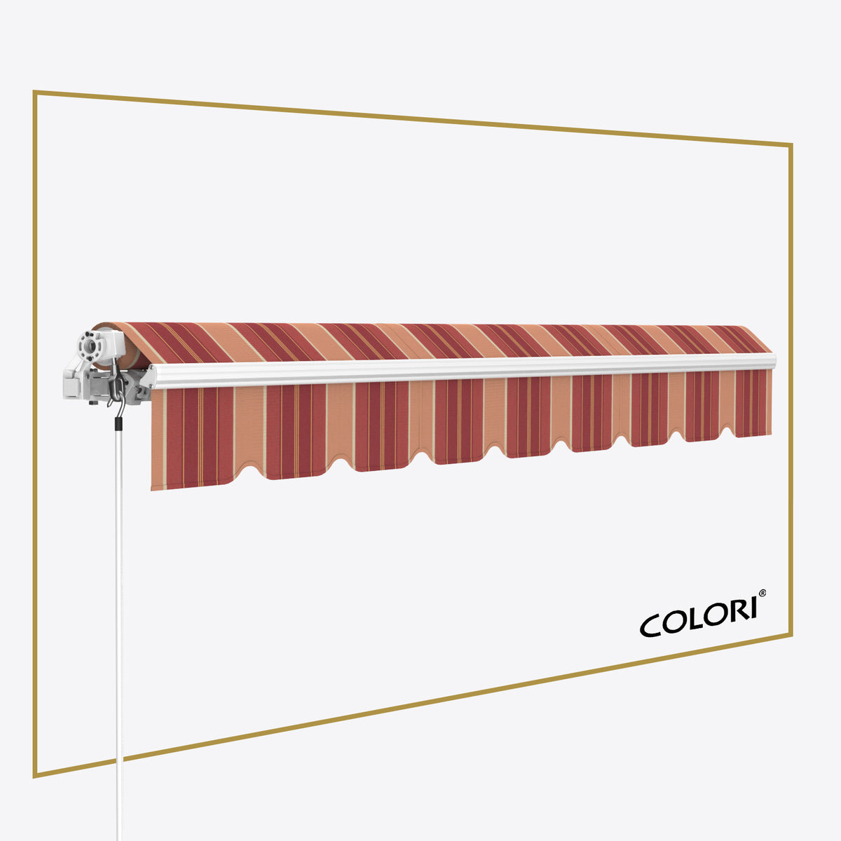 Copertină cu braț retractabil ECO Sienne Rouge