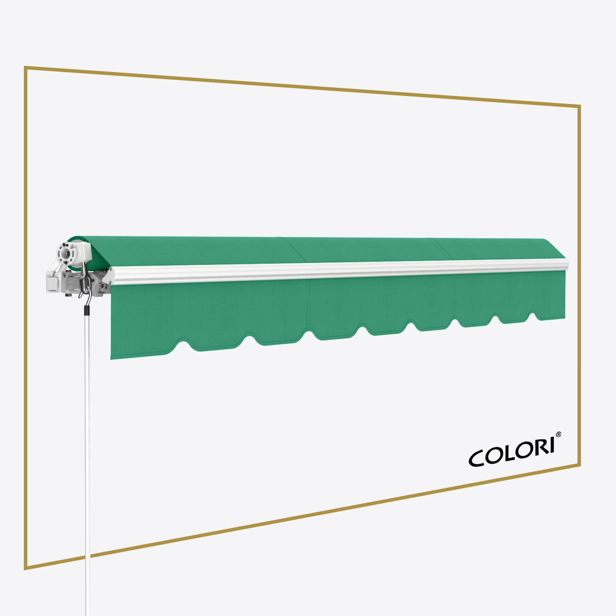 Marchiză cu brațe retractabile ECO Patio Green