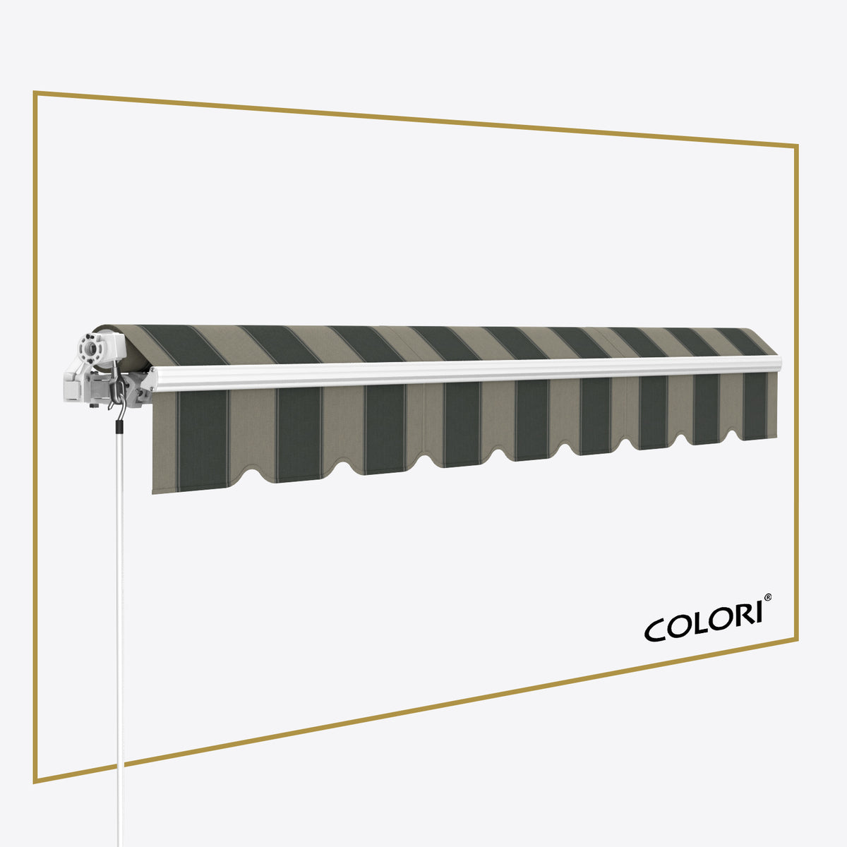 Copertină cu brațe articulate ECO Pebble Grey