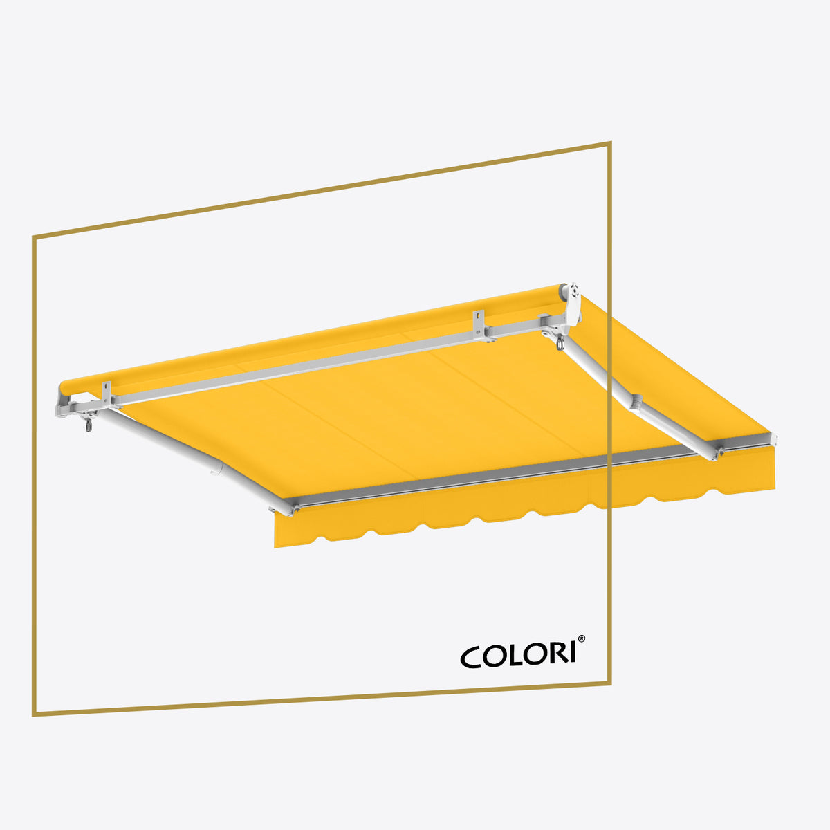 Copertină cu braț articulat Mono Marigold Yellow