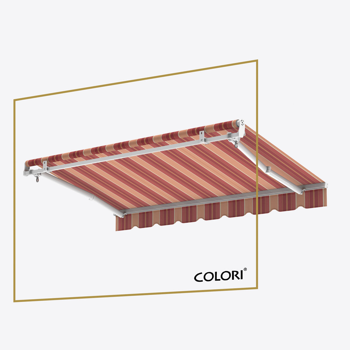 Copertină cu brațe articulate Mono Sienne Rouge