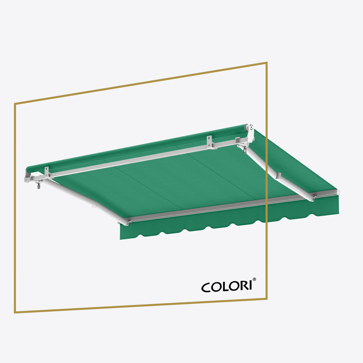 Marchiză cu brațe articulate Mono Patio Green
