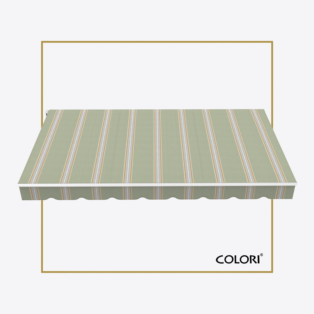 Copertină cu braț articulat Mono Soft Olive