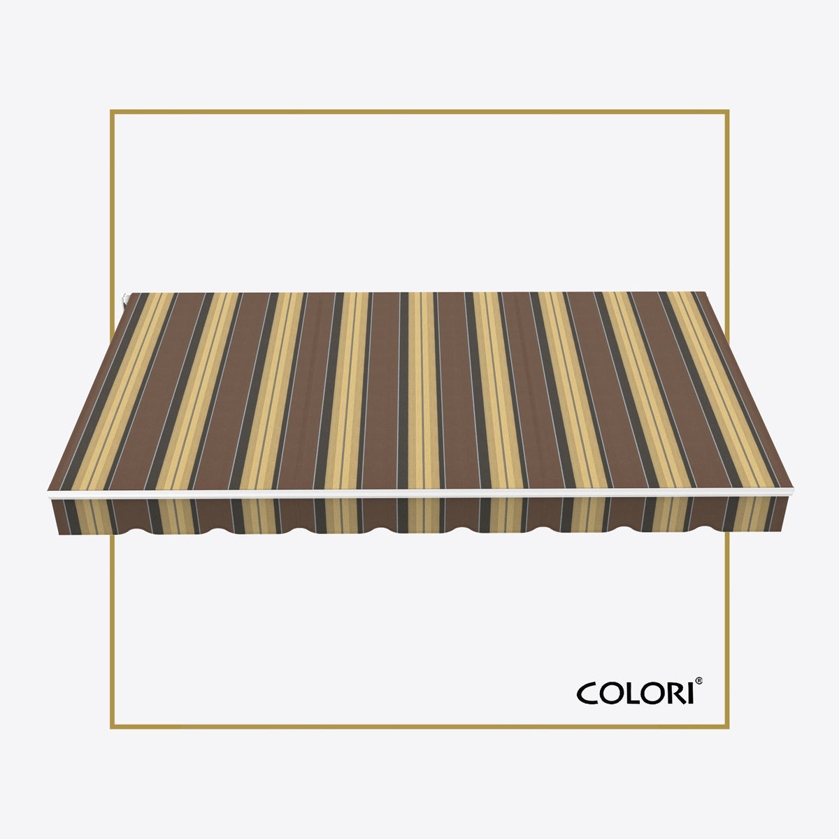 Copertină cu brațe articulate Mono Cocoa Shades