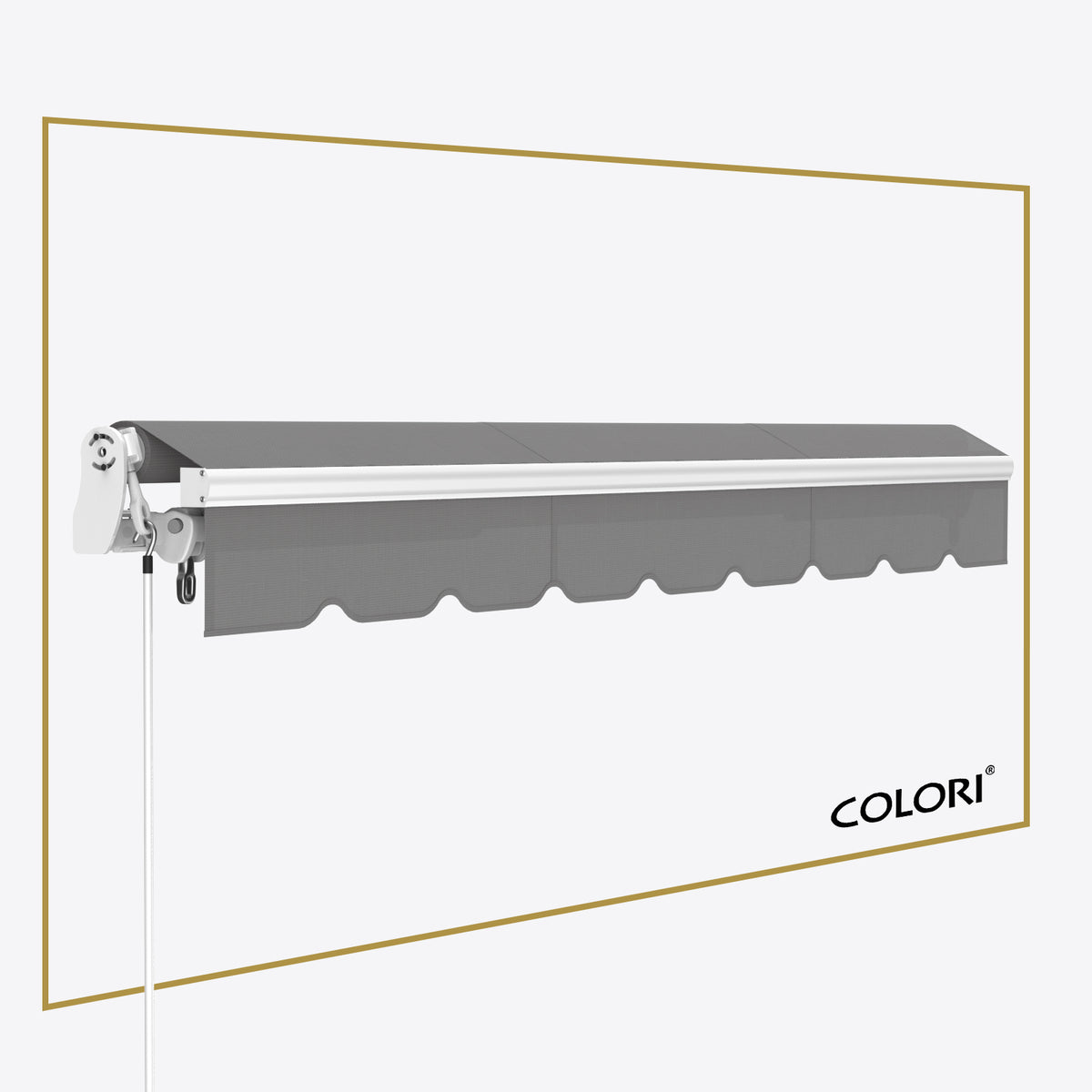Copertină cu braț articulat Mono Dusty Grey