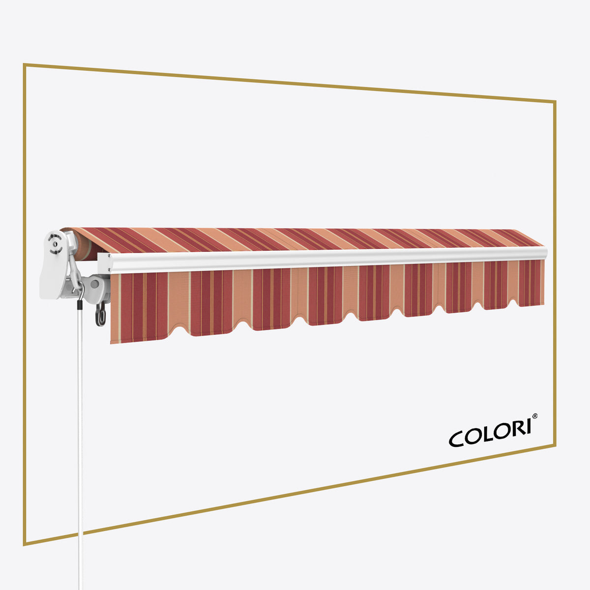 Copertină cu brațe articulate Mono Sienne Rouge