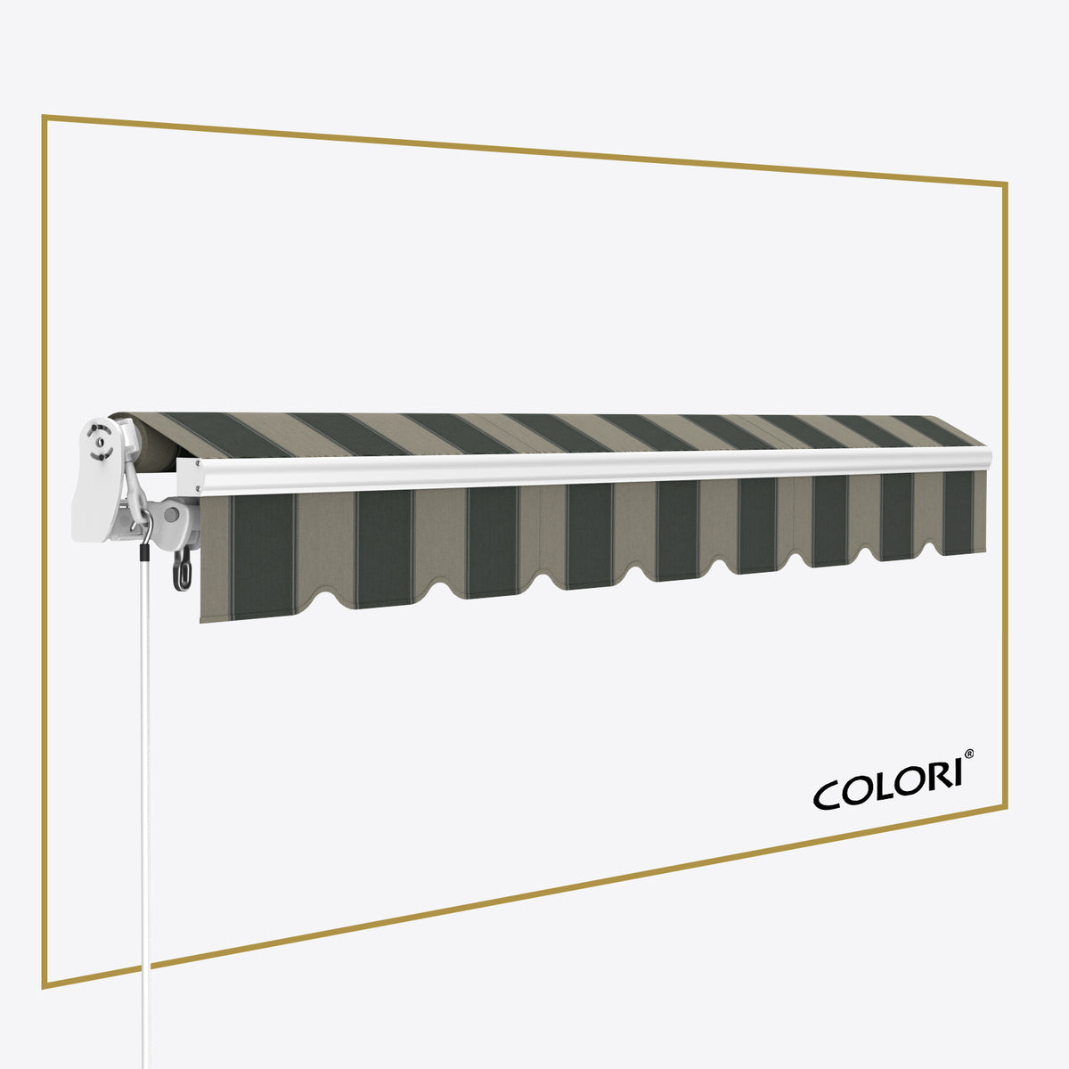 Copertină cu brațe articulate Mono Pebble Grey