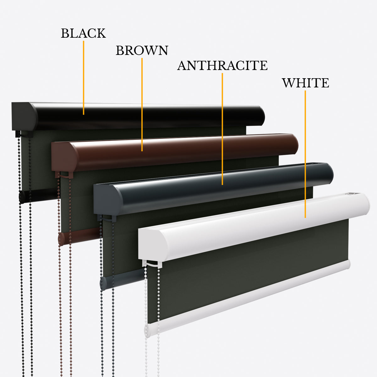 Rulouri textile PTJ SHEERO Ink Black