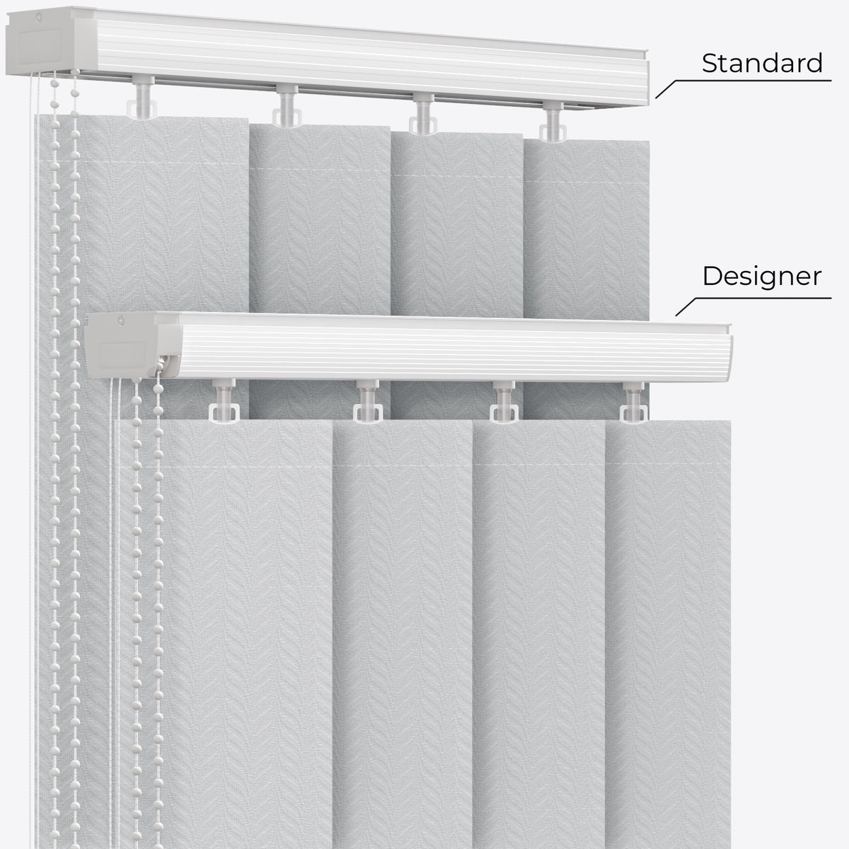 Jaluzele verticale Sahara Light Grey