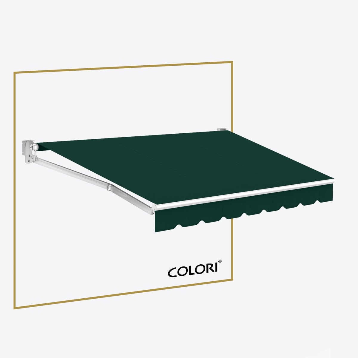 Copertină cu brațe articulate standard Forest Green