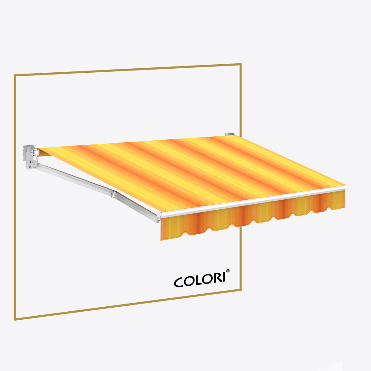 Marchiză cu brațe retractabile standard Sunburst