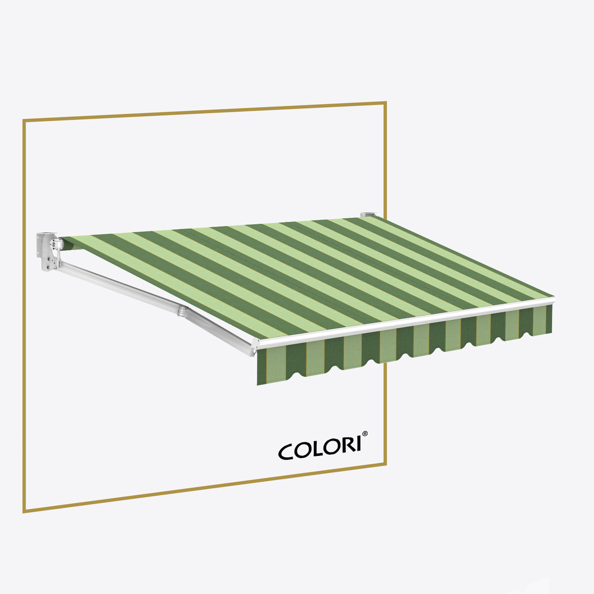 Copertină cu braț retractabil standard Green Oasis