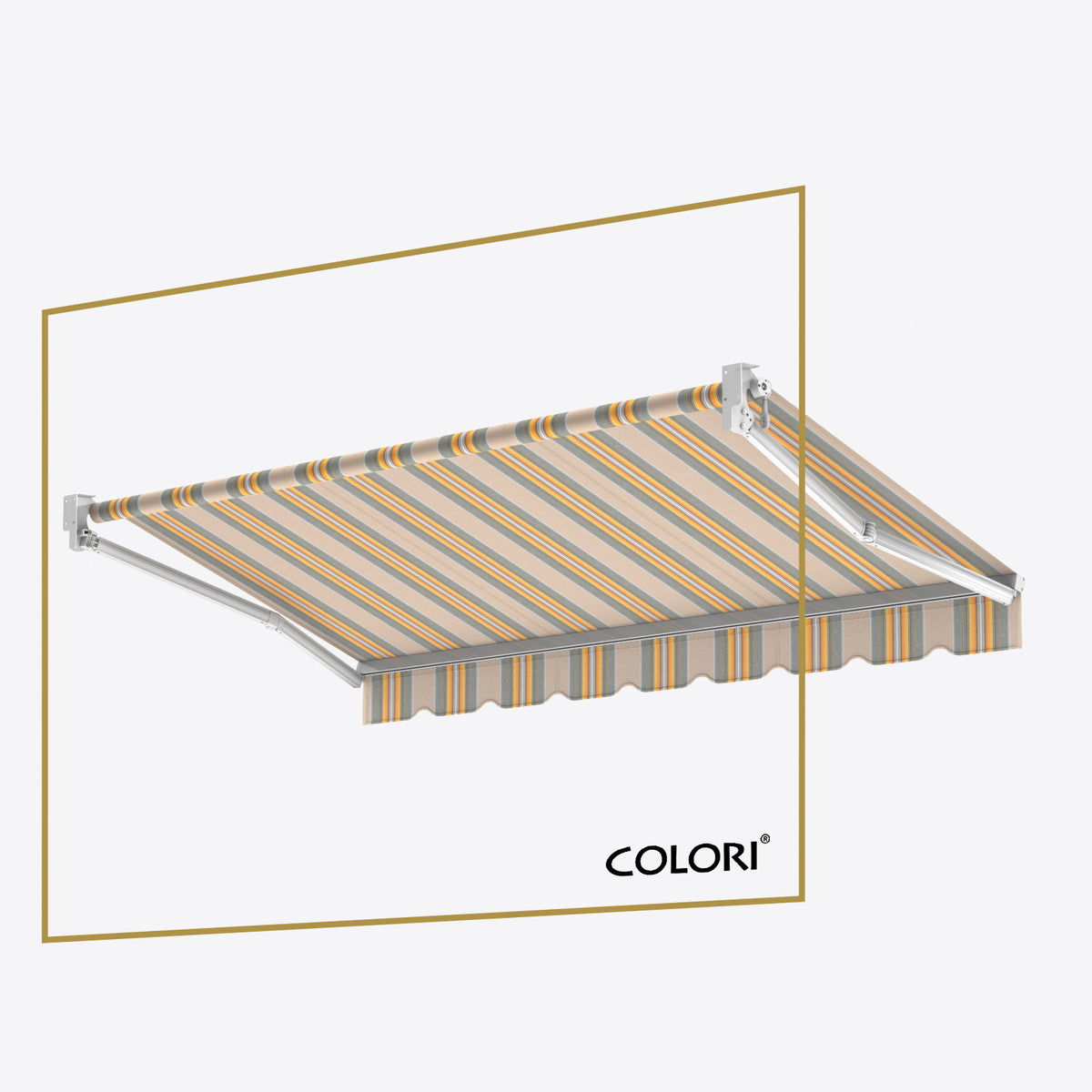Copertină cu brațe articulate Standard Rye Yellow