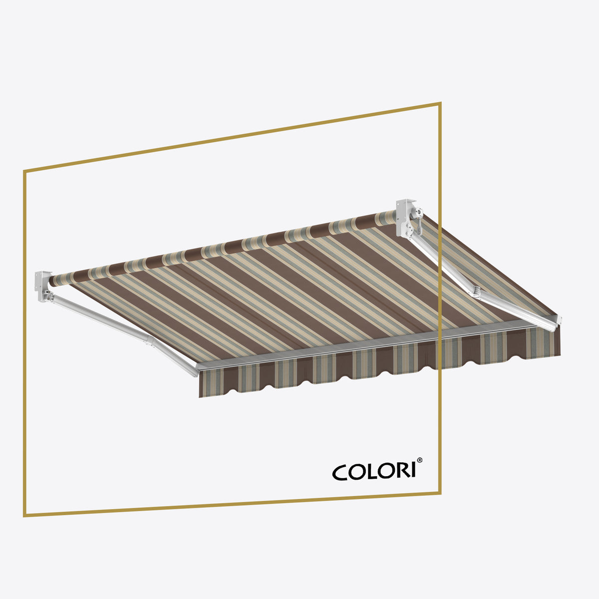 Copertină cu brațe articulate standard Gandia