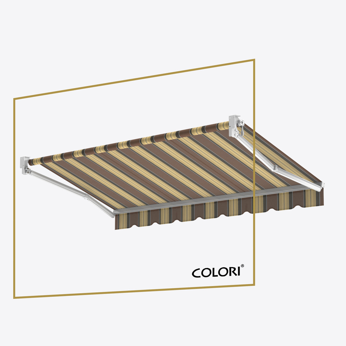 Copertină cu braț articulat standard Cocoa Shades