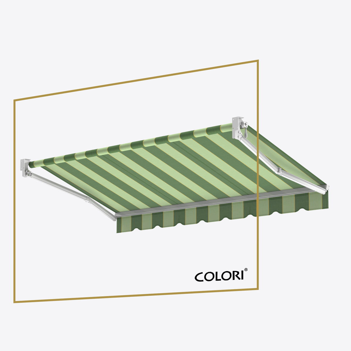 Copertină cu braț retractabil standard Green Oasis