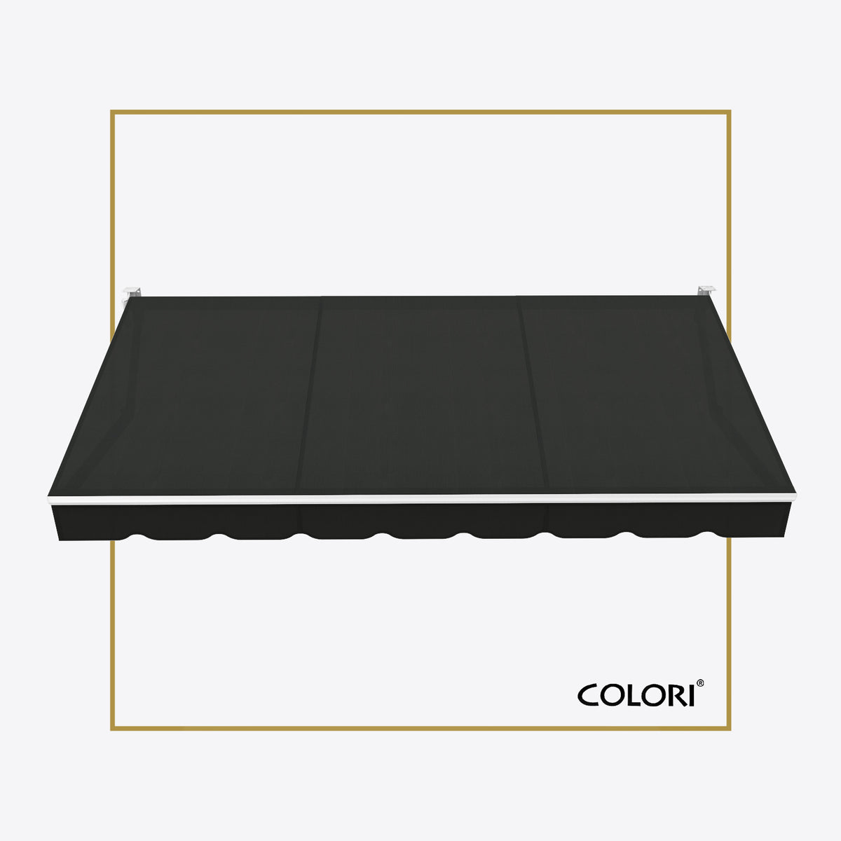 Copertină cu braț retractabil standard Onyx Black
