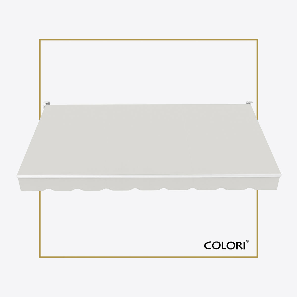 Marchiză cu brațe retractabile standard Mist Grey