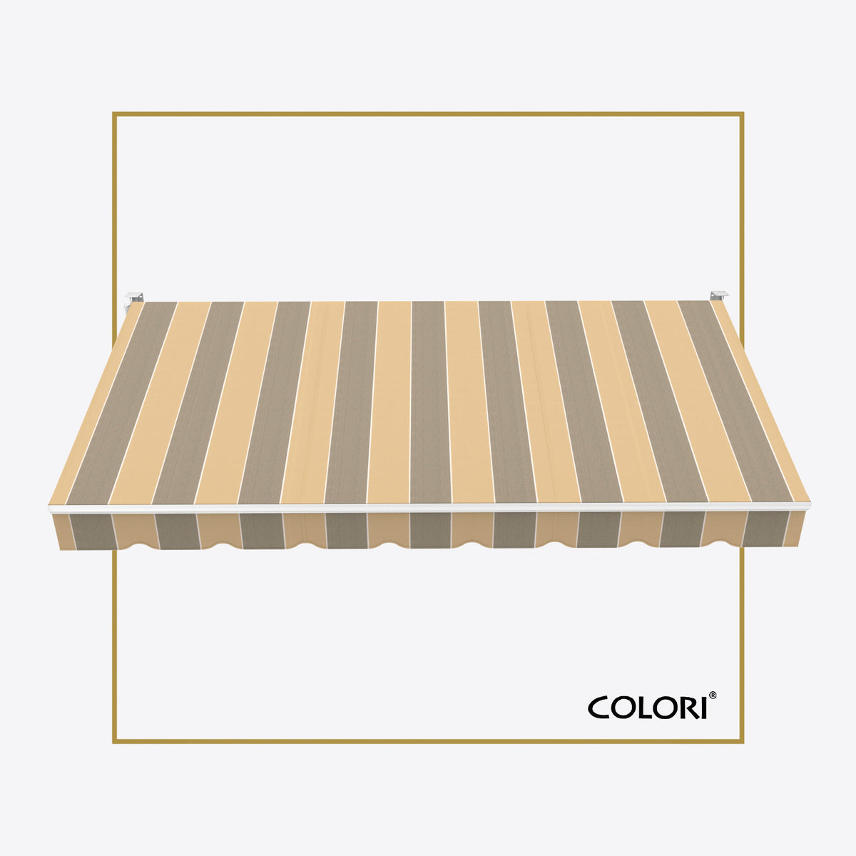 Copertină cu brațe articulate standard Sand Ash