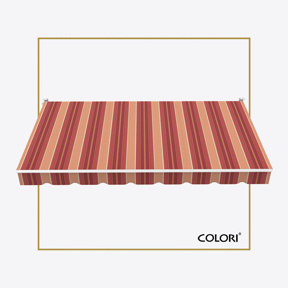 Copertină cu brațe articulate Standard Sienne Rouge