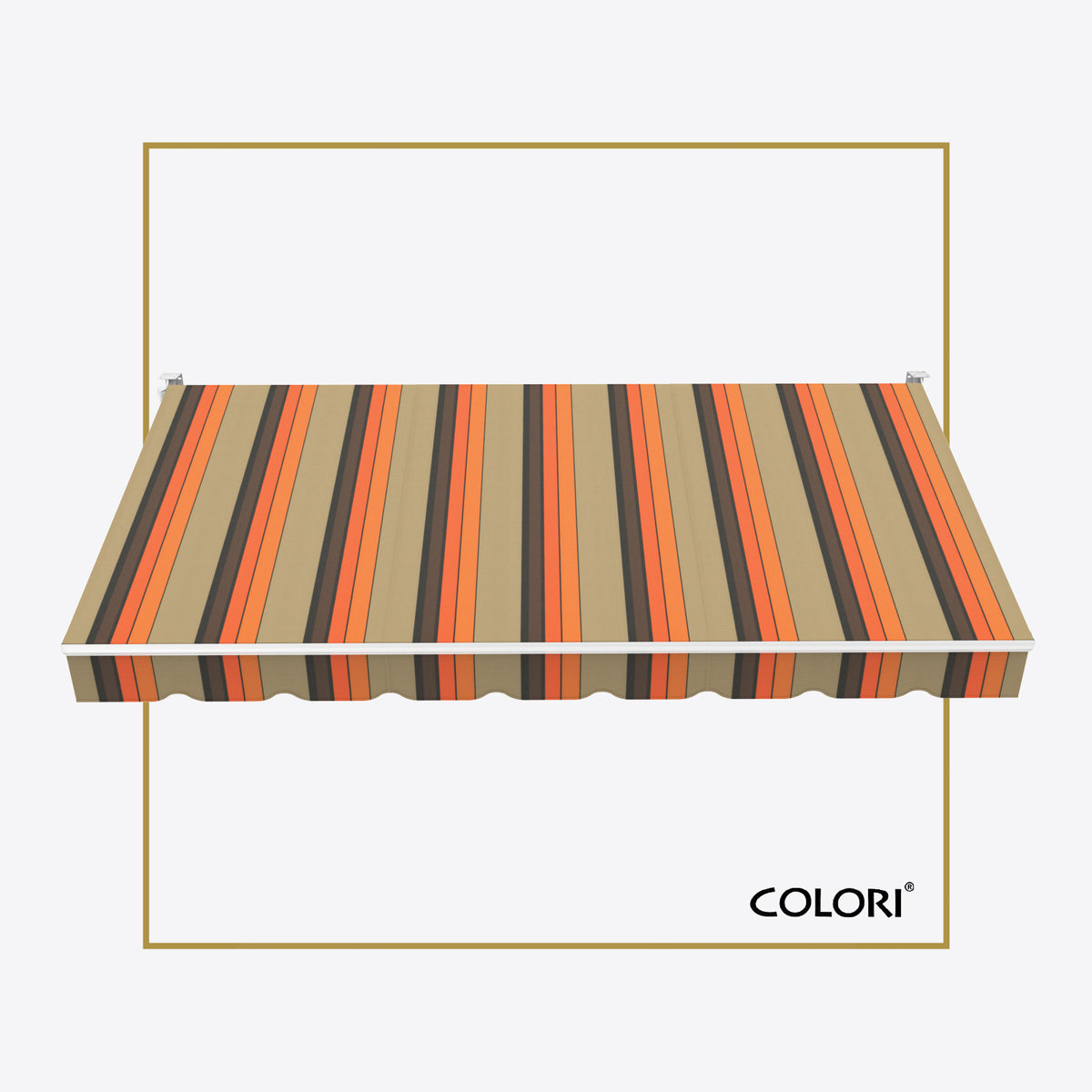 Copertină cu braț articulat standard Desert Orange