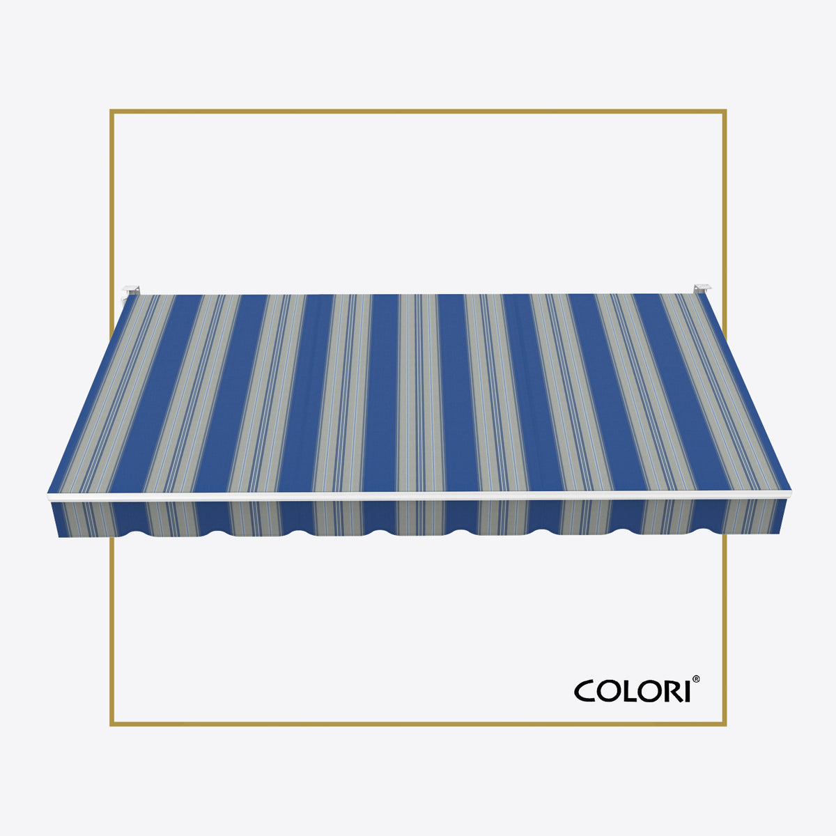Copertină cu brațe articulate standard Marina Blue