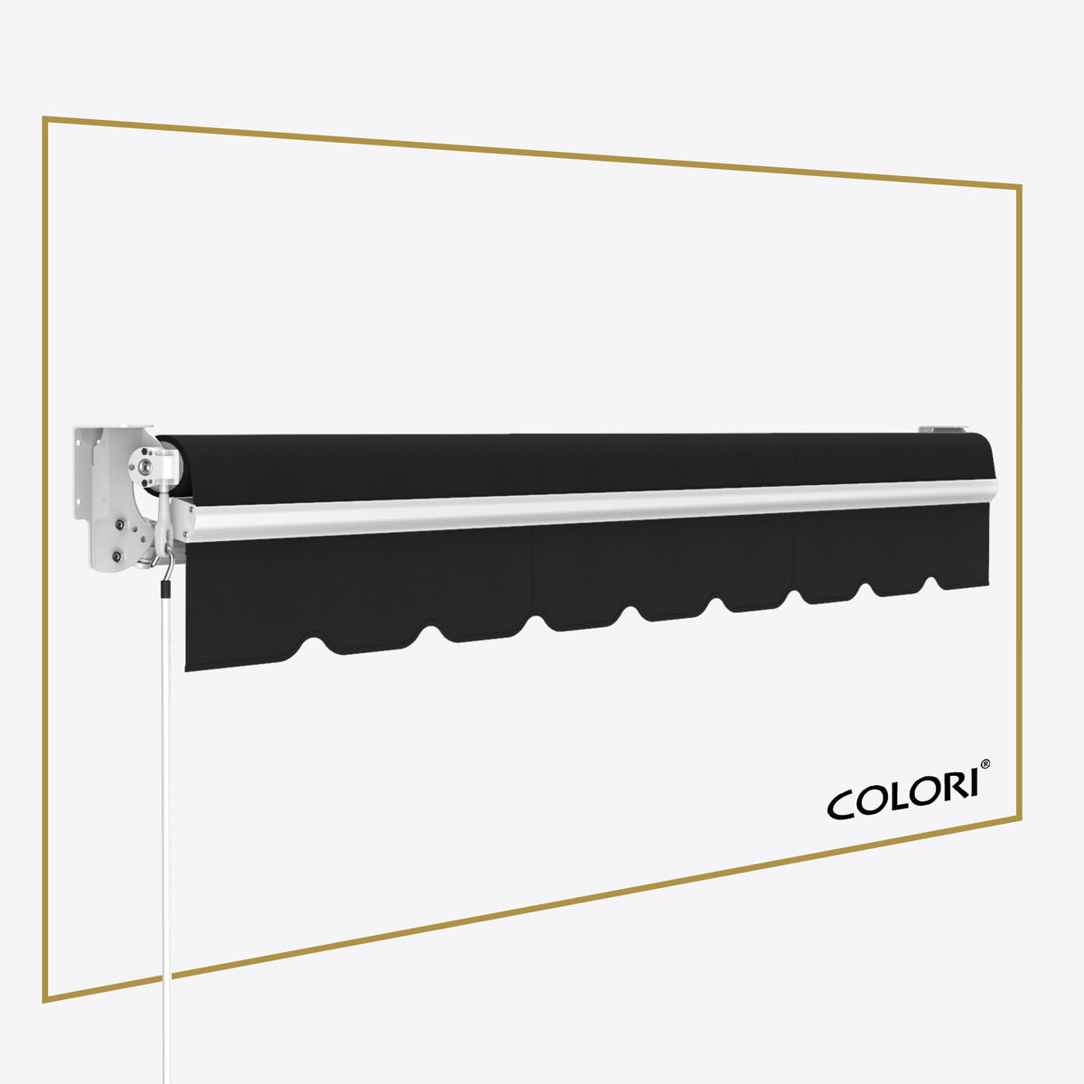 Marchiză cu brațe retractabile Standard Black