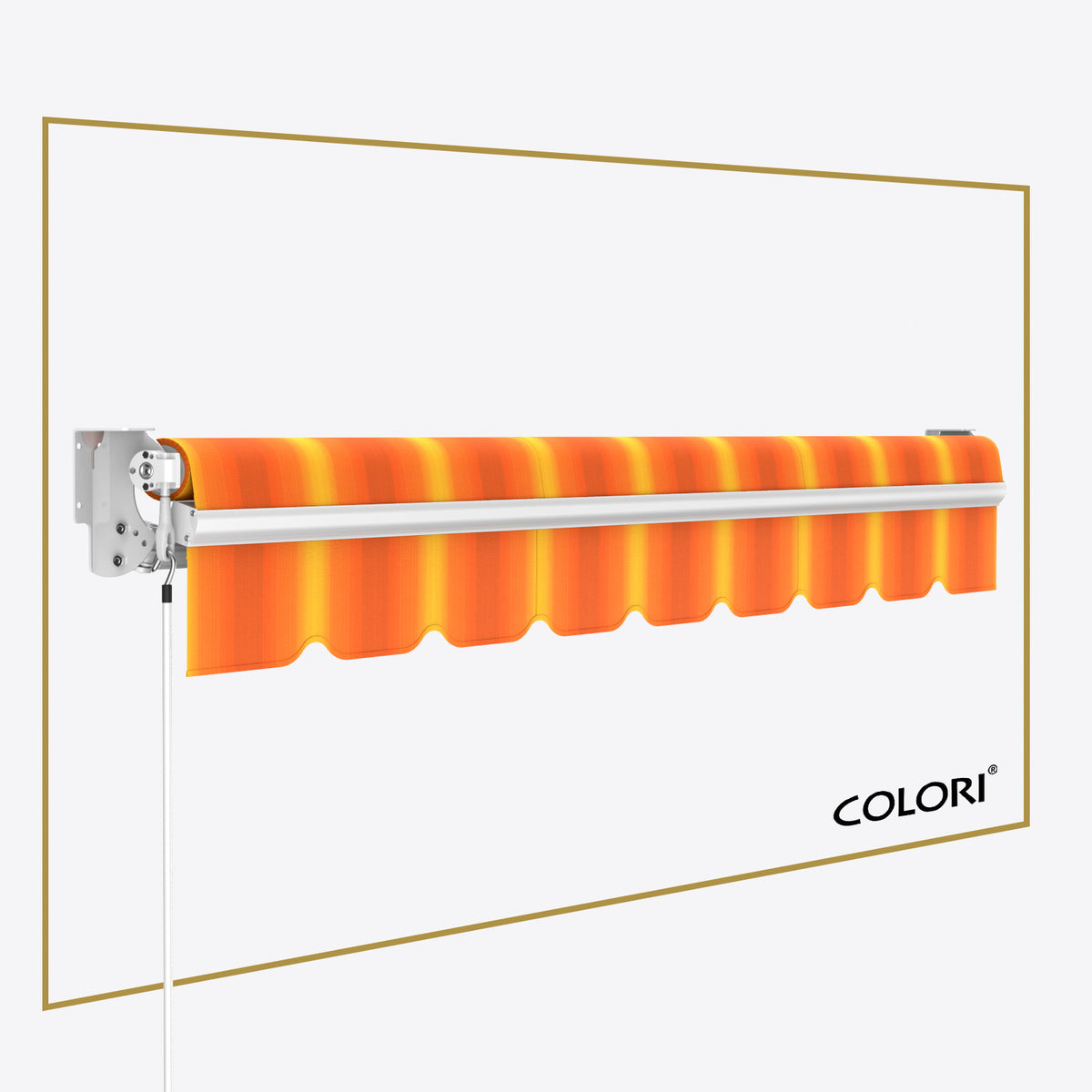Copertină cu brațe articulate standard Sunset Ray