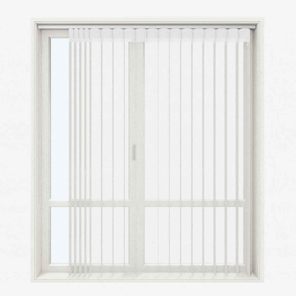 Supreme Star White Day & Night Vertical Sheer 33cm