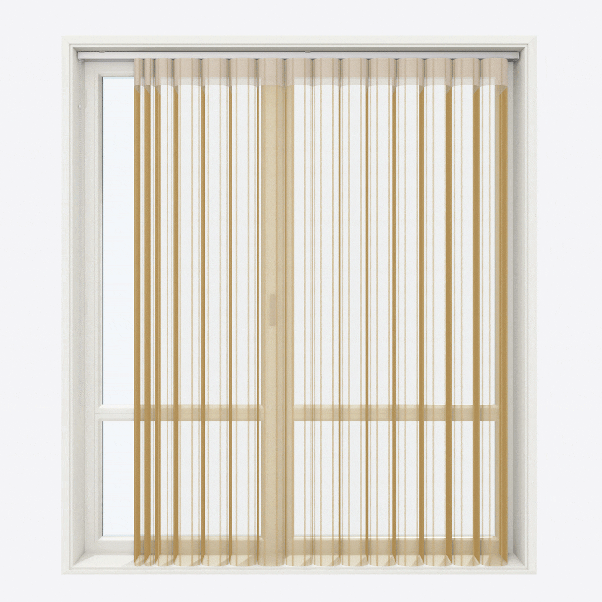 Jaluzele verticale Day & Night Dita 40cm Honey Mustard