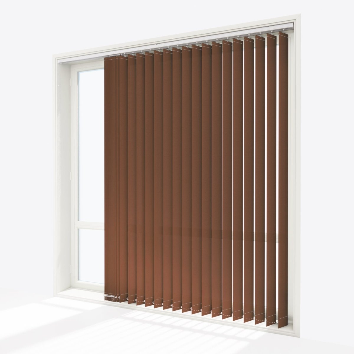 Bali Caramel Café Vertical Blinds Replacement Slats - Zen Shades