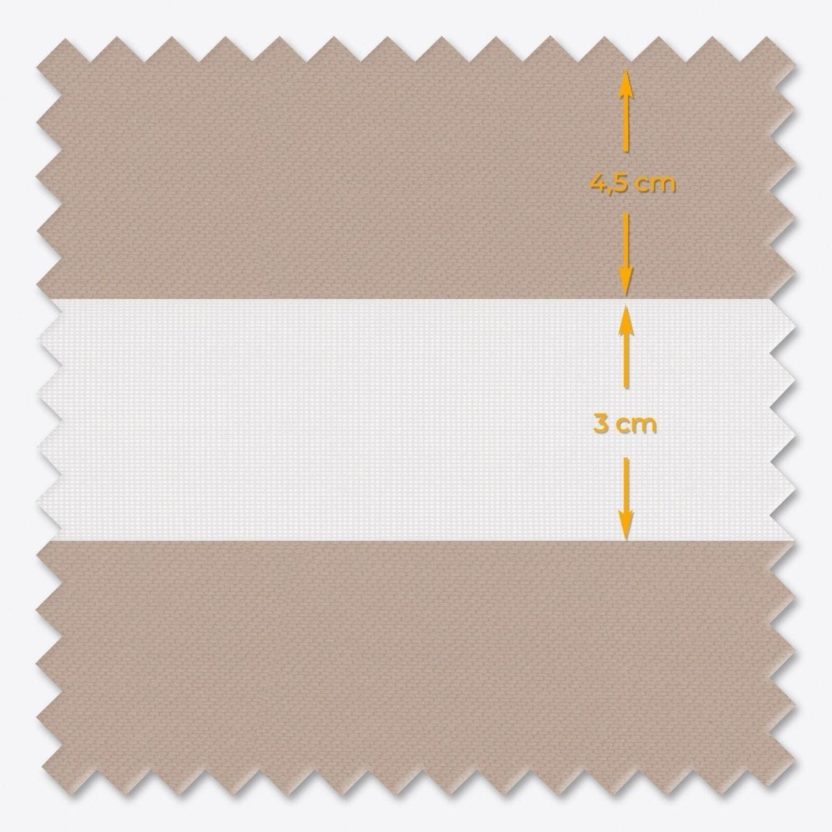 Blackout Delicacy Taupe Grey Day & Night Blinds - Zen Shades