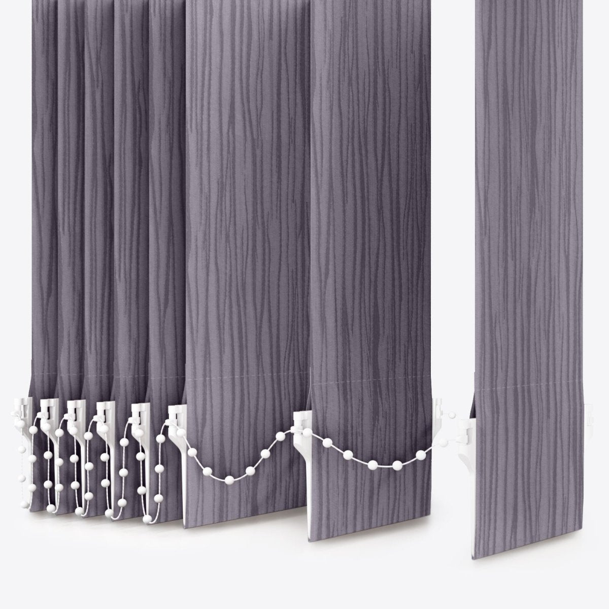 Gabi Quicksilver Vertical Blinds - Zen Shades