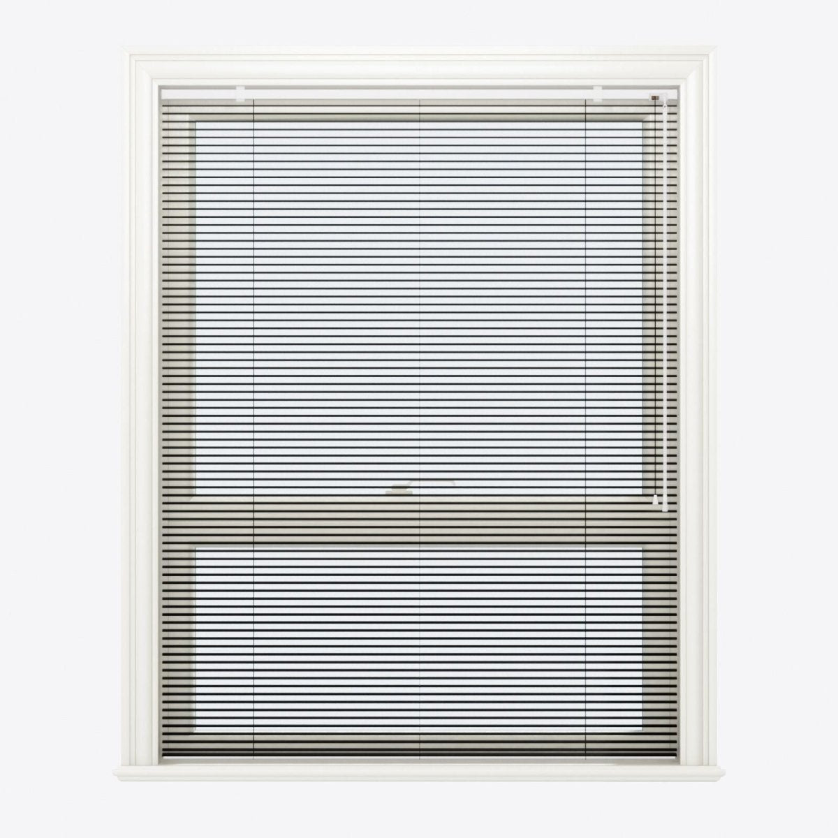 Gloss Jet Black Venetian Blinds - Zen Shades