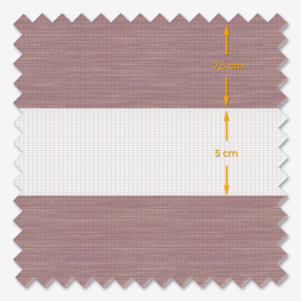 Jaluzele Impression Day & Night Wood Allure Twilight Mauve