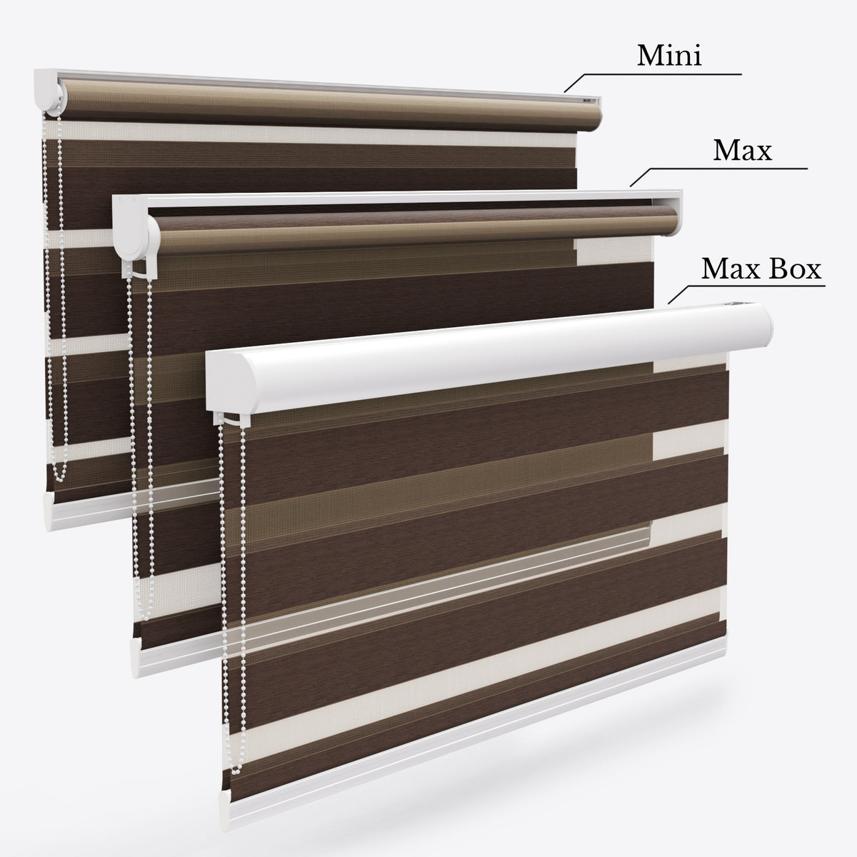 Jaluzele Impression Day & Night Wood Allure Dark Brown